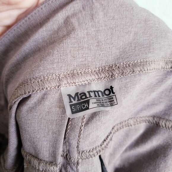 Marmot UPF 50‎ Avery Capri in desert khaki heather - Picture 7 of 8